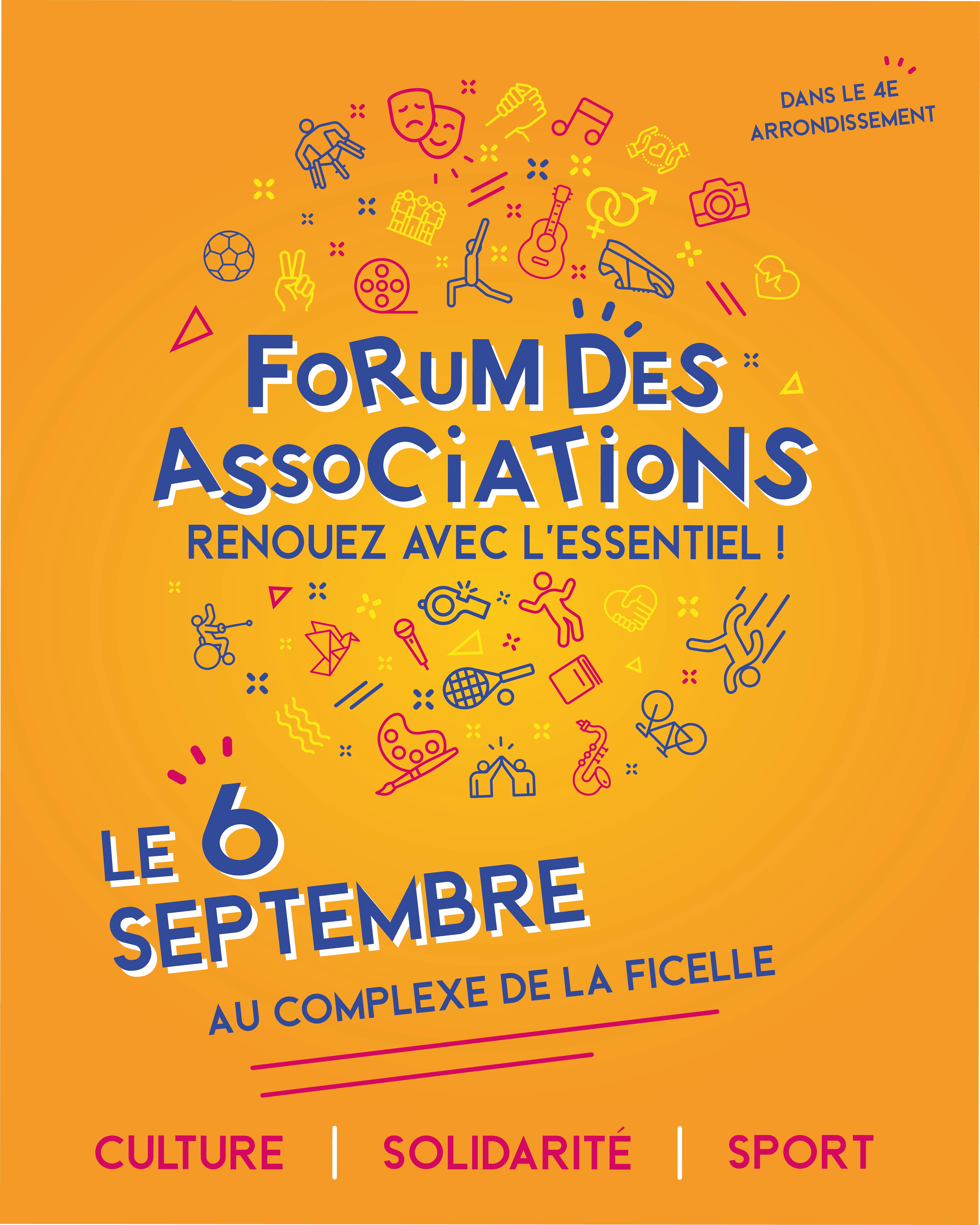 Affiche forum des asso Lyon 4 2025