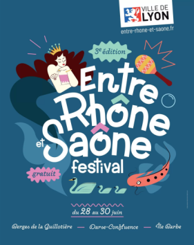 Affiche entre Rhône et Saône Festival 2025 